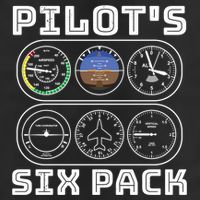 Fun Pilots Sixpack Flight Instruts Six Pack Great Gift Adult Drive Performance Visor