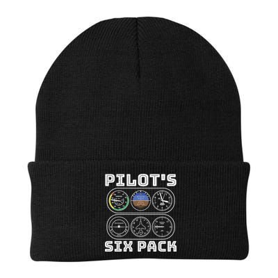 Fun Pilots Sixpack Flight Instruts Six Pack Great Gift Beanie