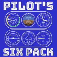 Fun Pilots Sixpack Flight Instruts Six Pack Great Gift Zip Tote Bag