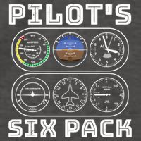 Fun Pilots Sixpack Flight Instruts Six Pack Great Gift Vector Backpack