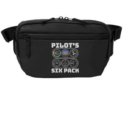 Fun Pilots Sixpack Flight Instruts Six Pack Great Gift Crossbody Pack