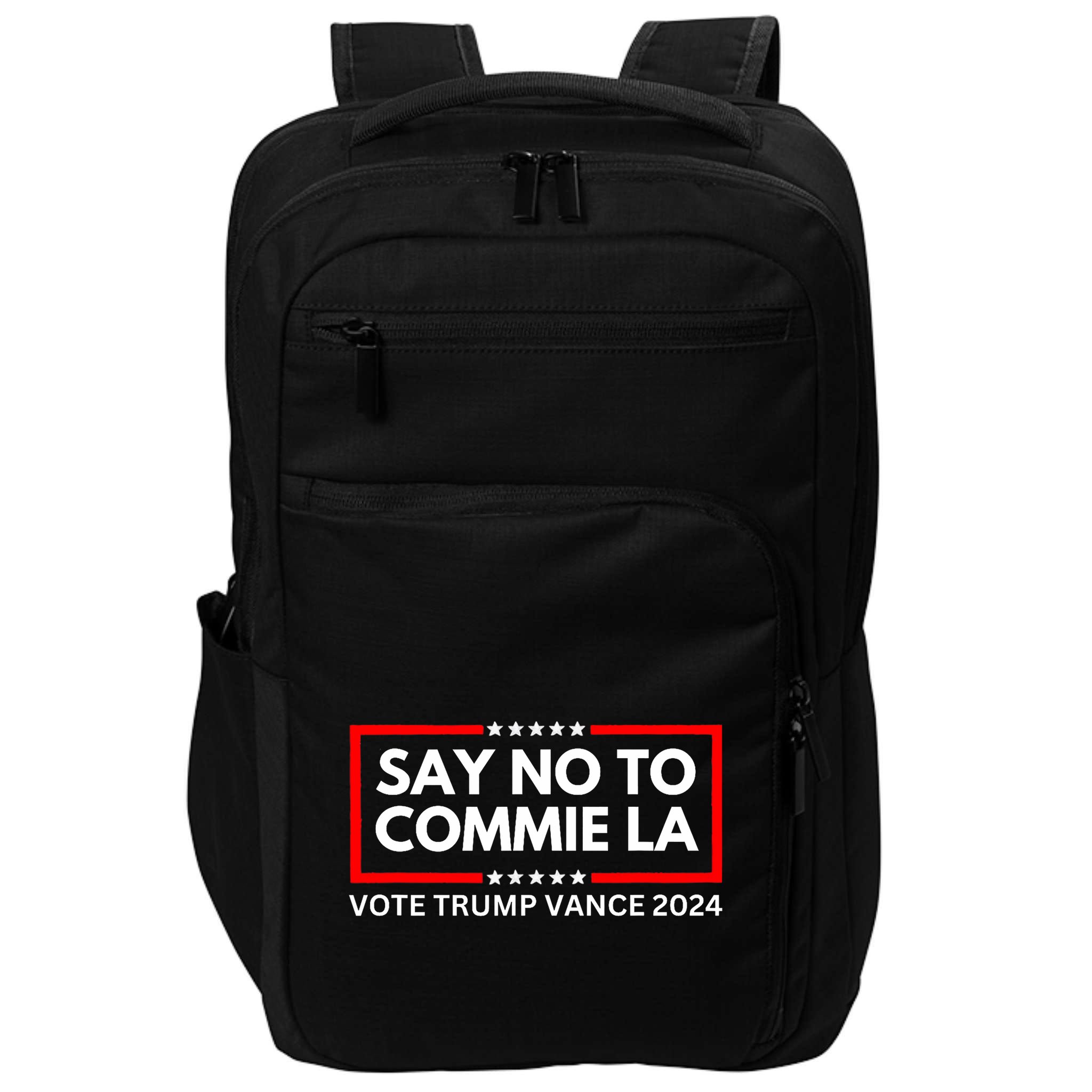Funny Political Say No To Commie La Vote Trump Vance 2024 Impact Tech Backpack