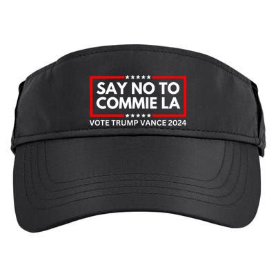Funny Political Say No To Commie La Vote Trump Vance 2024 Adult Drive Performance Visor