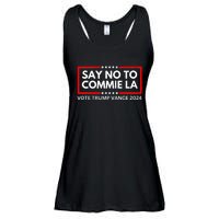 Funny Political Say No To Commie La Vote Trump Vance 2024 Ladies Essential Flowy Tank