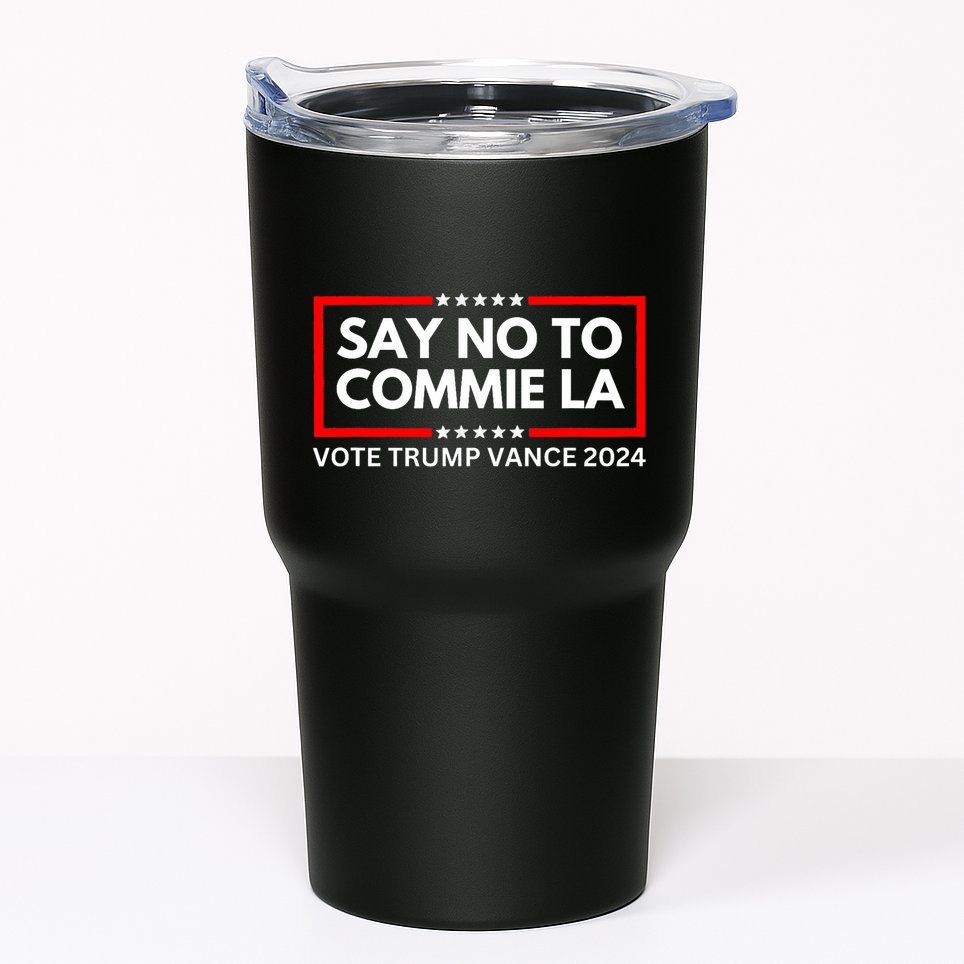 Funny Political Say No To Commie La Vote Trump Vance 2024 Tumbler