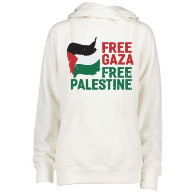 Free Palestine Stand With Palestine Activist Equality Womens Funnel Neck Pullover Hood