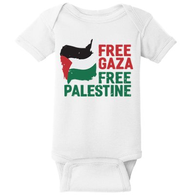 Free Palestine Stand With Palestine Activist Equality Baby Bodysuit