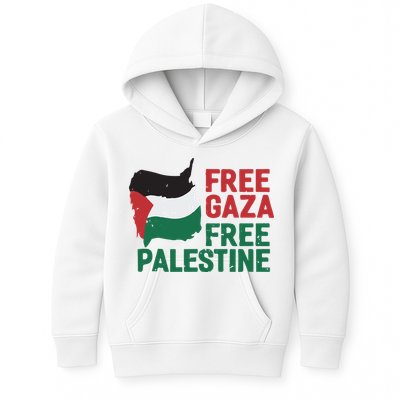 Free Palestine Stand With Palestine Activist Equality Kids Hoodie