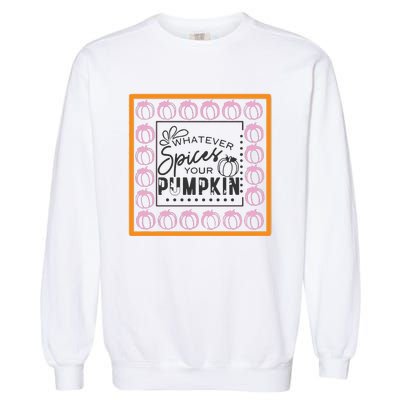 Falloween Pumpkin Spice Garment-Dyed Sweatshirt