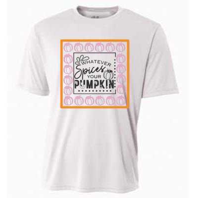 Falloween Pumpkin Spice Cooling Performance Crew T-Shirt