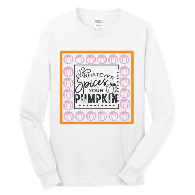 Falloween Pumpkin Spice Tall Long Sleeve T-Shirt