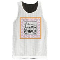 Falloween Pumpkin Spice Mesh Reversible Basketball Jersey Tank