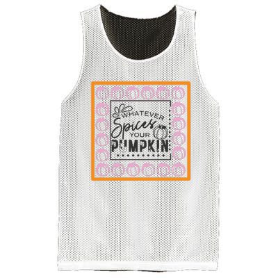 Falloween Pumpkin Spice Mesh Reversible Basketball Jersey Tank