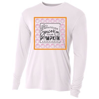 Falloween Pumpkin Spice Cooling Performance Long Sleeve Crew