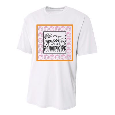 Falloween Pumpkin Spice Performance Sprint T-Shirt