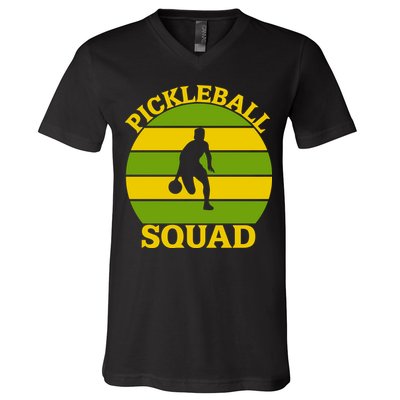 Funny Pickleball Squad Sport Gift For Pickleball Team V-Neck T-Shirt