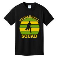 Funny Pickleball Squad Sport Gift For Pickleball Team Kids T-Shirt