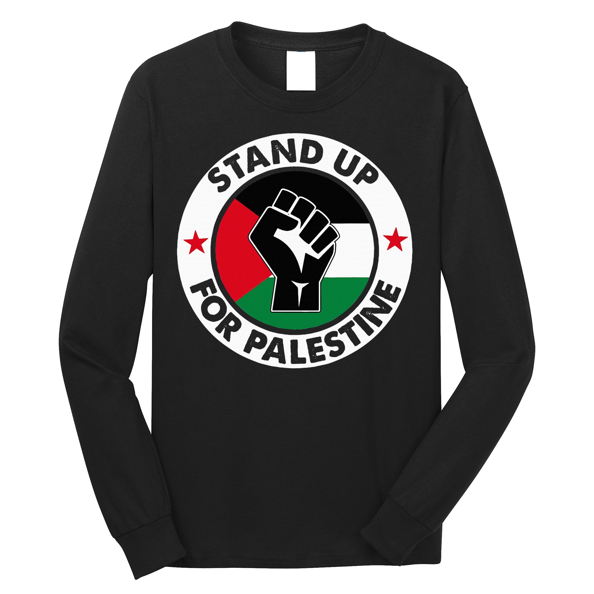 Free Palestine Stand up For Palestine Long Sleeve Shirt