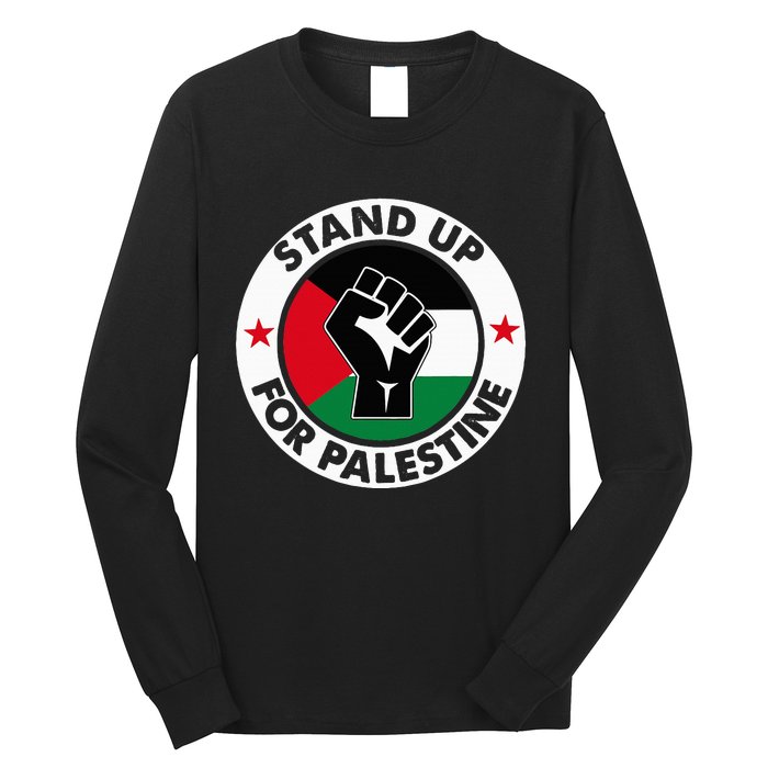 Free Palestine Stand up For Palestine Long Sleeve Shirt