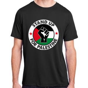 Free Palestine Stand up For Palestine Adult ChromaSoft Performance T-Shirt