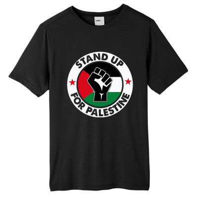 Free Palestine Stand up For Palestine Tall Fusion ChromaSoft Performance T-Shirt