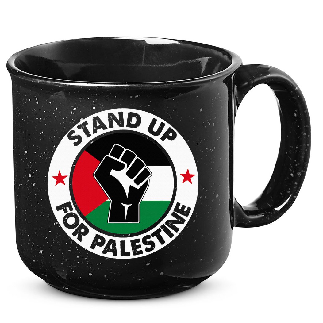 Free Palestine Stand up For Palestine 15oz Campfire Ceramic Mug