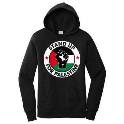 Free Palestine Stand up For Palestine Women's Pullover Hoodie