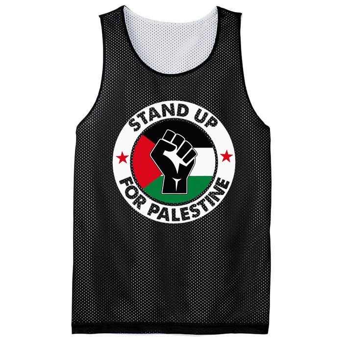 Free Palestine Stand up For Palestine Mesh Reversible Basketball Jersey Tank