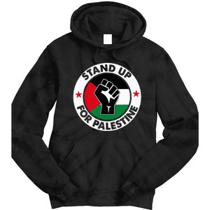 Free Palestine Stand up For Palestine Tie Dye Hoodie