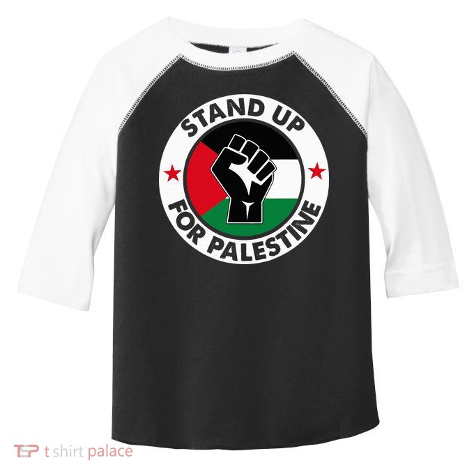 Free Palestine Stand up For Palestine Toddler Fine Jersey T-Shirt
