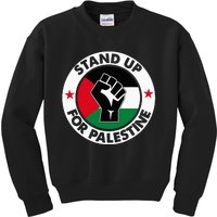 Free Palestine Stand up For Palestine Kids Sweatshirt