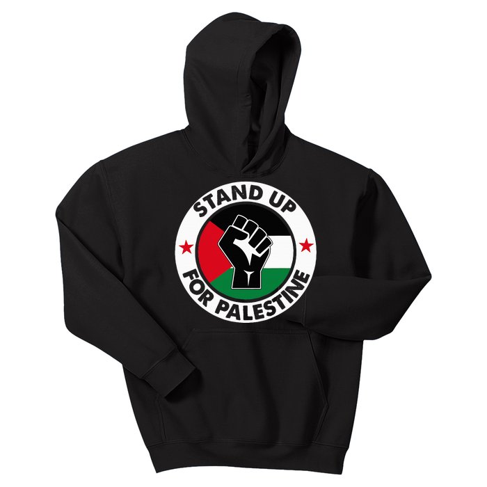 Free Palestine Stand up For Palestine Kids Hoodie