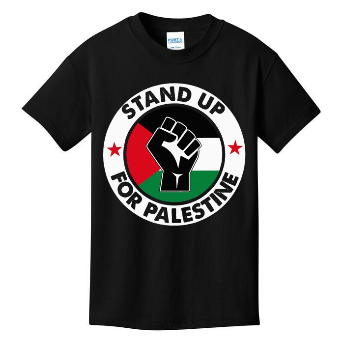 Free Palestine Stand up For Palestine Kids T-Shirt