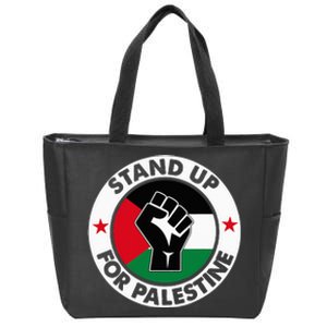 Free Palestine Stand up For Palestine Zip Tote Bag