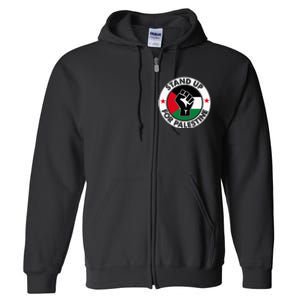 Free Palestine Stand up For Palestine Full Zip Hoodie