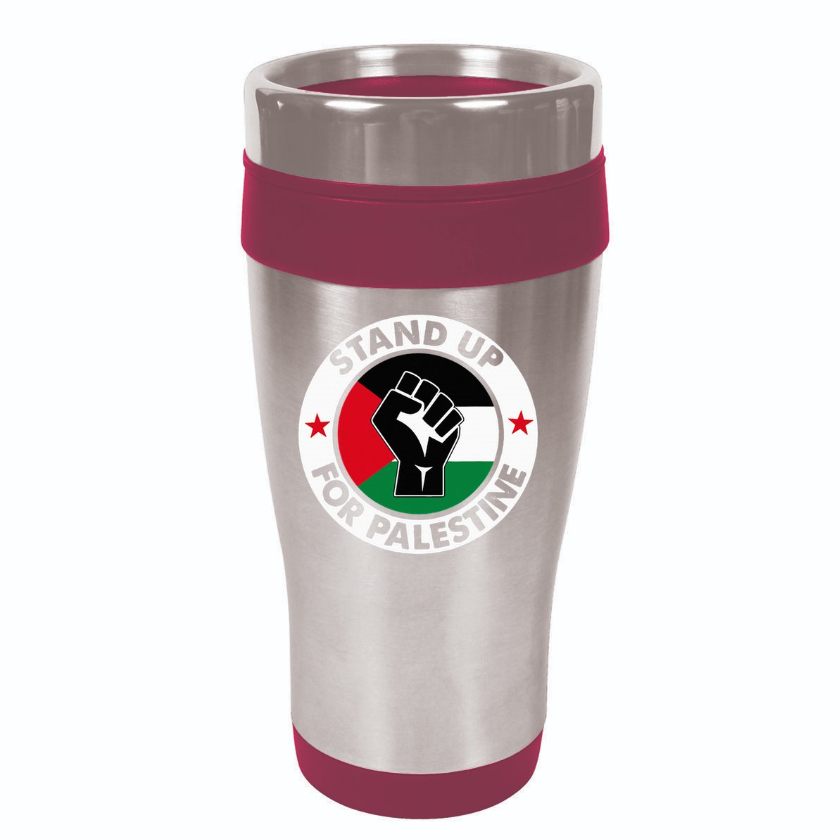 Free Palestine Stand up For Palestine 16oz Travel Tumbler