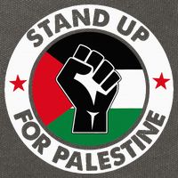 Free Palestine Stand up For Palestine Cotton Canvas Backpack