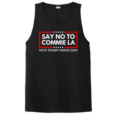 Funny Political Say No To Commie La Vote Trump Vance 2024 PosiCharge Competitor Tank