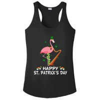 Flamingo Plus Size St Patricks Day Ladies PosiCharge Competitor Racerback Tank