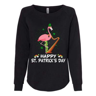 Flamingo Plus Size St Patricks Day Womens California Wash Sweatshirt