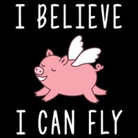 Flying Pig Shirts When Pigs Fly I Believe I Can Fly Impact Tech Backpack