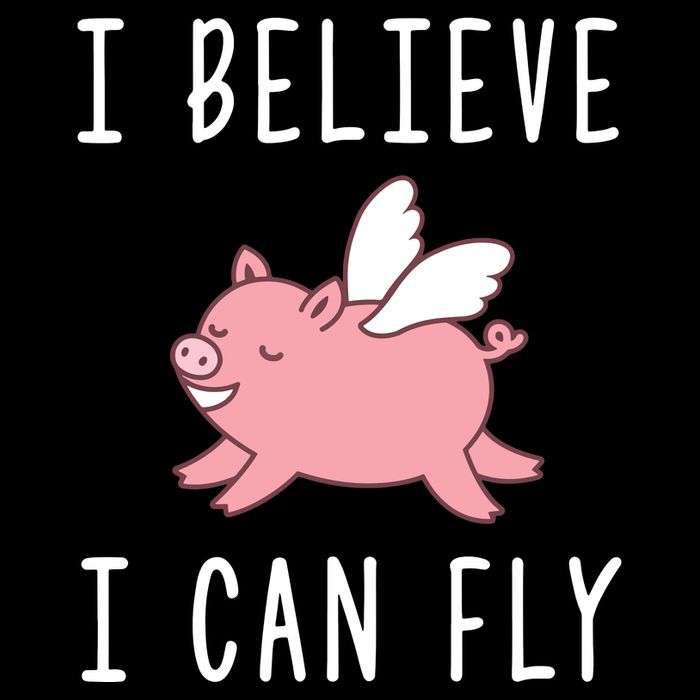 Flying Pig Shirts When Pigs Fly I Believe I Can Fly Impact Tech Backpack