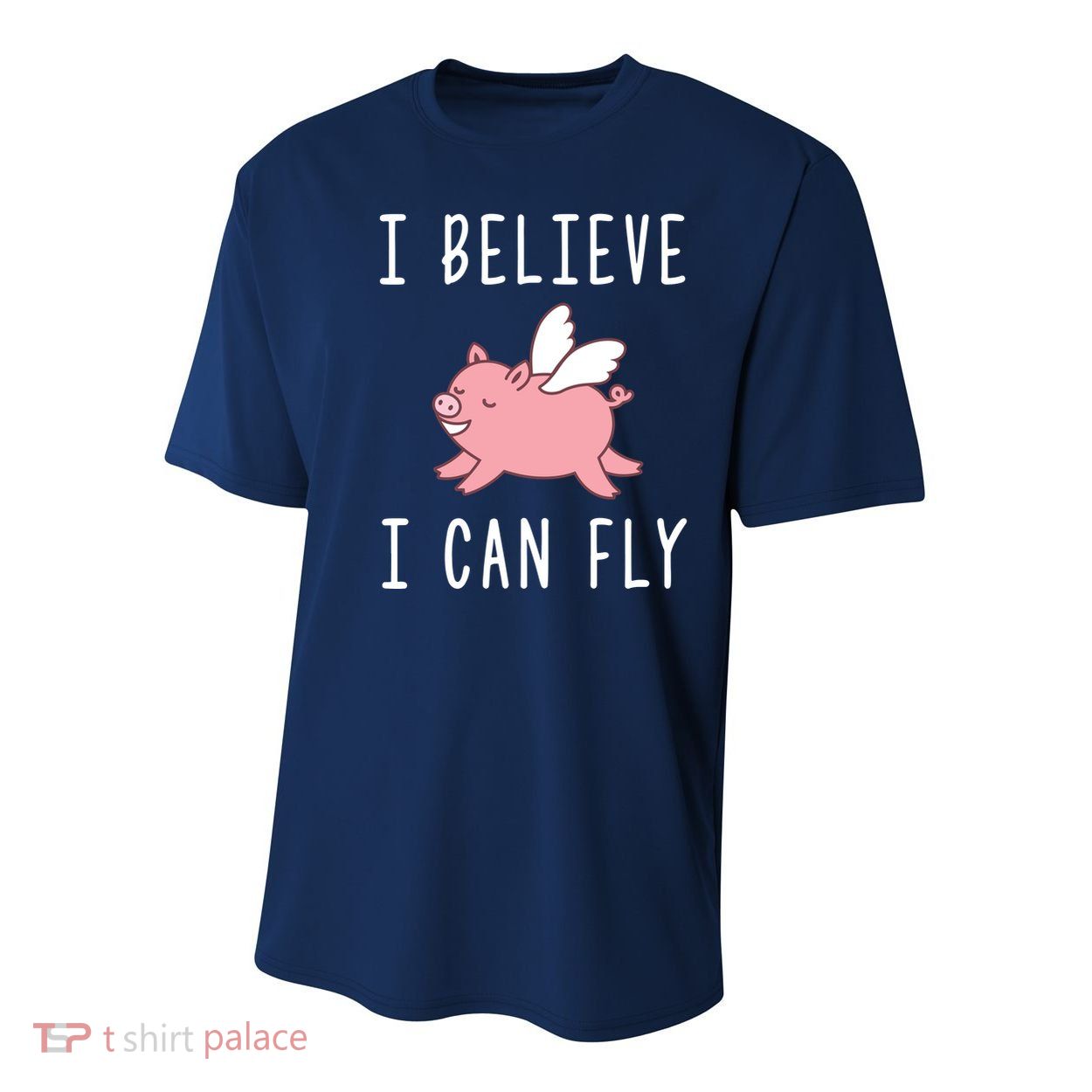 Flying Pig Shirts When Pigs Fly I Believe I Can Fly Youth Performance Sprint T-Shirt