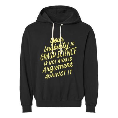Funny Pro Science Anti Trump Scientific Political Protest Cute Gift Garment-Dyed Fleece Hoodie