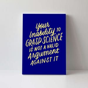 Funny Pro Science Anti Trump Scientific Political Protest Cute Gift Canvas