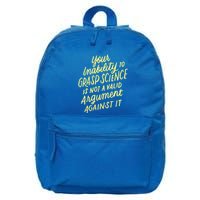Funny Pro Science Anti Trump Scientific Political Protest Cute Gift 16 in Basic Backpack