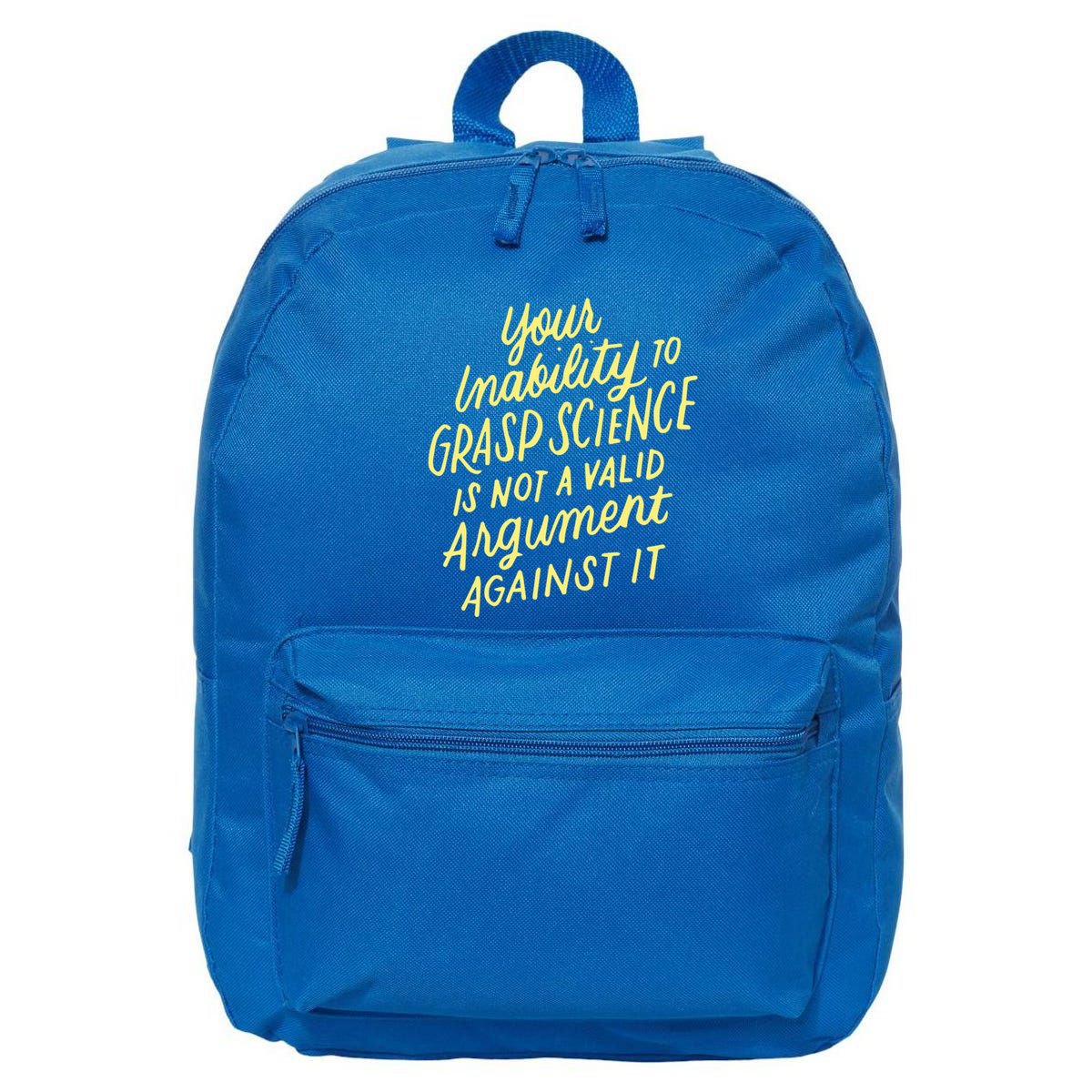 Funny Pro Science Anti Trump Scientific Political Protest Cute Gift 16 in Basic Backpack
