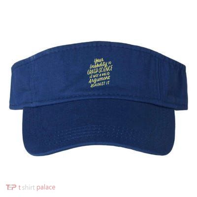 Funny Pro Science Anti Trump Scientific Political Protest Cute Gift Visor