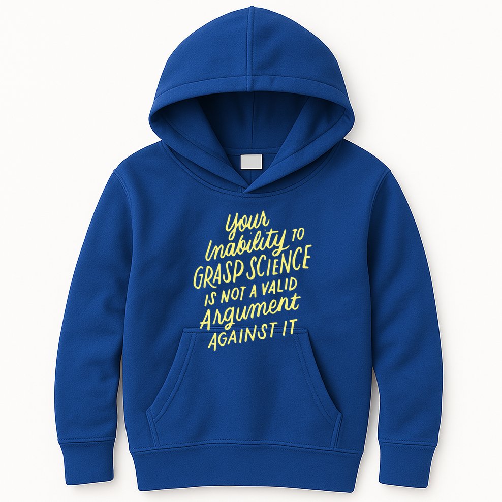 Funny Pro Science Anti Trump Scientific Political Protest Cute Gift Kids Hoodie