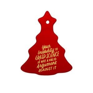 Funny Pro Science Anti Trump Scientific Political Protest Cute Gift Ceramic Tree Ornament